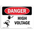 thumbnail image 1 of SignMission OS-DS-A-1824-L-2186 18 x 24 Po Signe de Danger OSHA - Haute Tension, 1 of 1