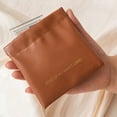 thumbnail image 2 of Automatic Closure Makeup Pouches PU Leather Cosmetic Carry Case With Spacious Interior for Lipsticks Skincare, 2 of 8