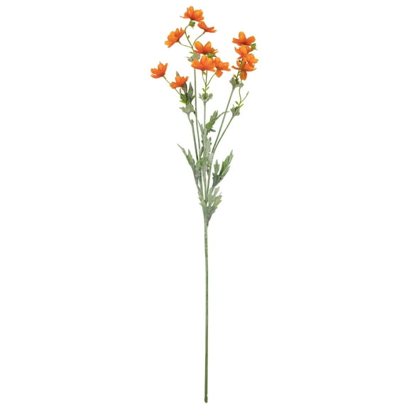 Allstate Baby Cosmos Artificial Silk Floral Spray - 27.5" - Orange