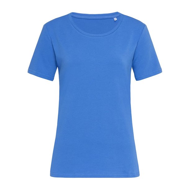 Stedman - Camiseta de cuello redondo modelo Claire para mujer (Azul)