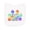 AA-White, variant on Inktastic It's My First Easter Colorful Easter Eggs Newborn Bib