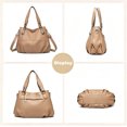 thumbnail image 7 of Sunyuer Vintage Large Capacity Shoulder Crossbody Tote Bags for Women PU Leather Hobo Satchel Y2K Purses Commute Travel Bags, 7 of 7