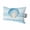 LightBLue, variant on Ocean Shell Outdoor Pillows for Chaise Lounge Chair Waterproof Lumbar Pillows with Insert&Adjustable Elastic Strap Beach Headrest Pillow Summer Coastal Marine Seashell Wooden Gray Pool Pillow 11"x16"