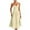 Yellow, variant on Kaemgyyd Womens Corset Dress Elegant Spaghetti Strap Flowy Midi Dress Low Cut Pleated Formal Cocktail Dresses for Women