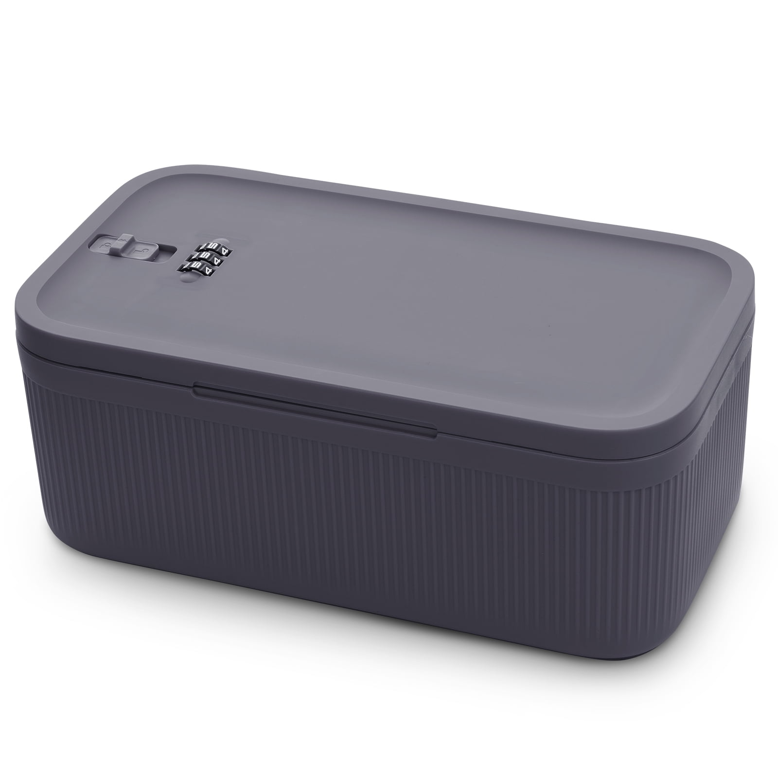 Versatile Lock Box with Code – Small Lockable Storage Box for Medication, Food, Electronics & Personal Items Safe – BPA-Free