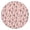 Pink Cow Strawberry, variant on White Cow Happy Pattern Round Fitted Tablecloth with Elastic Edge,Dining Table Cover Waterproof,Outdoor Round Tablecloth for Camping,Dining,Indoor and Outdoor
