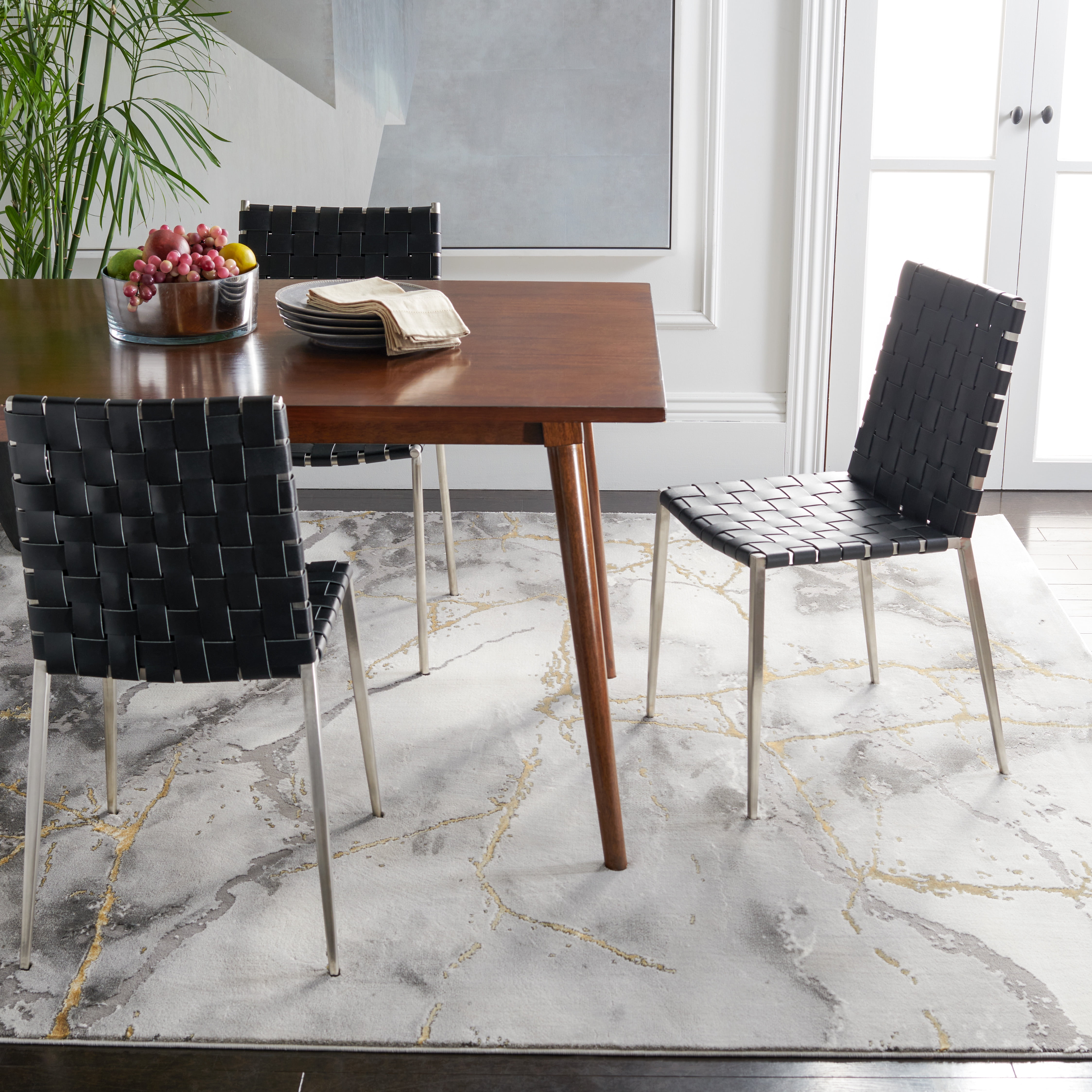 SAFAVIEH Craft Paul Abstract Area Rug, Grey/Gold, 9' x 12'
