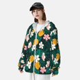 thumbnail image 5 of Kdxio Tropical Fruit Print Women Men Sun Protection UPF 50+ Jackets Zip Up Long Sleeve Hoodie Hiking Lightweight with Pockets, 5 of 8