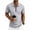 Gray, variant on Mens Waffle Knit Polo Shirts- Short Sleeve Performance Quarter Zip Casual Summer Lightweight T-Shirt for Men Gray Size 2XL