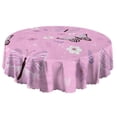 thumbnail image 5 of 60 Inch Round Lace Tablecloth Water Resistant Washable, Monarch Butterfly Aesthetic, 5 of 5