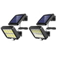 thumbnail image 3 of Kuymtek Luz de pared con sensor de movimiento PIR resistente al agua para jardín solar LED para exteriores (120COB A), 3 of 7