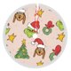 thumbnail image 1 of Faldas para árbol de Navidad Grin-Ch de 48 pulgadas, tapete para árbol de Navidad para fiestas de invierno, falda para árbol de Navidad para decoraciones navideñas rústicas, 1 of 8