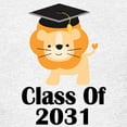 thumbnail image 3 of CafePress - Class Of 2031 Graduate (Lion) Kids Light T Shirt - Light T-Shirt Kids XS-XL, 3 of 4