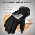 thumbnail image 4 of (Size: XL) winter gloves, waterproof gloves men for skiing, cycling, running, motorcycle, and work, 4 of 5