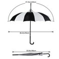 thumbnail image 4 of Long Handle Sun Umbrella, Retro Pagoda Parasol Umbrella, UV Protection Umbrella with Hook Handle for Photo Prop Decoration, 4 of 10