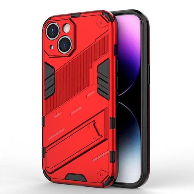 Funda para iPhone 15 Plus Protección A Prueba De Golpes Con Soporte De TPU Duradero Y Práctico