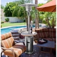 thumbnail image 1 of Calentador de patio PrimeGlo AZ de acero inoxidable con mesa de madera de 220 cm, 1 of 1