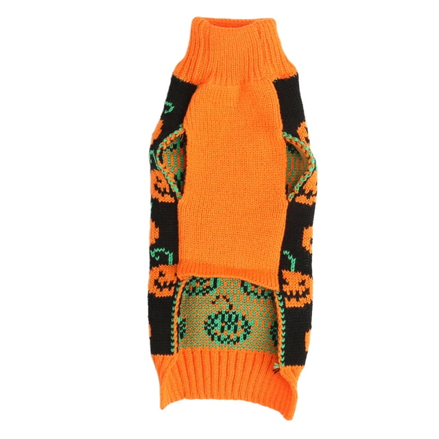 Suéter De Halloween Para Perros, Suave Y Cómodo, Fácil De Usar, Suéteres Para Perros Con Cara Sonriente De Calabaza Múltiple Para Cachorros Para Reuniones Familiares En El