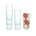thumbnail image 2 of Bev Tek 5 oz Round Seagreen Plastic Cannello Cocktail Glass - 1 3/4" x 1 3/4" x 4" - 100 count box, 2 of 11