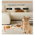 thumbnail image 2 of Platos/tazones Elevados Ajustables Para Perros Y Gatos Xtellar cafe, 2 of 3