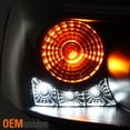 thumbnail image 7 of AKKON - For Pontiac G6 Black Bezel Dual LED Ring Projector Replacement Headlights Front Lamps Left/Right Pair, 7 of 7