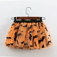 thumbnail image 5 of SUXIAN Tutu Skirt Halloween Printed Mesh Soft Layered Tutu Dance Party Outfit For Girls Ballet Skirt Girl Orange_007 2-4 Years, 5 of 5