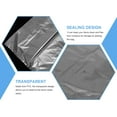 thumbnail image 4 of KAKOWELY Film Rétractable 100 Pcs Sacs Rétractables en PVC Sacs Rétractables Transparents Anti-Poussière pour Chaussures 16.14"X10.83"X0.04 Pouces, 4 of 5