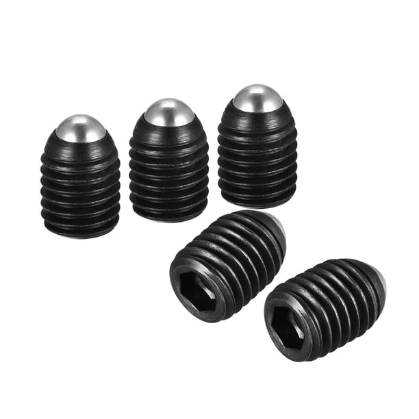 Bola Punto Juego Tornillos Unique Bargains 5uds M12 x 16mm Acero Alto Carbono