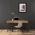 thumbnail image 3 of 1x Studio III 23x32 Black Ornate Wood Framed with Double Matting Museum Art Print Titled - Monstera Pink 09, 3 of 4