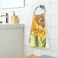 thumbnail image 5 of Dreamtimes Watercolor Sunflower Painting Hand Towels for Bathroom 100% Cotton 2 pcs Face Towel 16 x 28 inch, Absorbent Soft & Skin-Friendly, 5 of 6