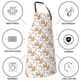 thumbnail image 5 of Kdxio Corgi with Hearts Apron with Pockets Adjustable Kitchen Aprons for Men Women Waterproof Aprons for Cooking,Drawing,Crafting, Baking Household Cleaning, 5 of 8