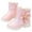 Pink, variant on Gvdentm Girls Boots Winter Boys Girls Winter Boots Waterproof Lightweight Kid Snow Boots with Outdoor Boys 7t Winter Boot(White,12.5)
