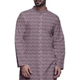 thumbnail image 4 of Atasi Printed Designer Rayon Button Down Casual Kurta With Pajama For Men, 4 of 4