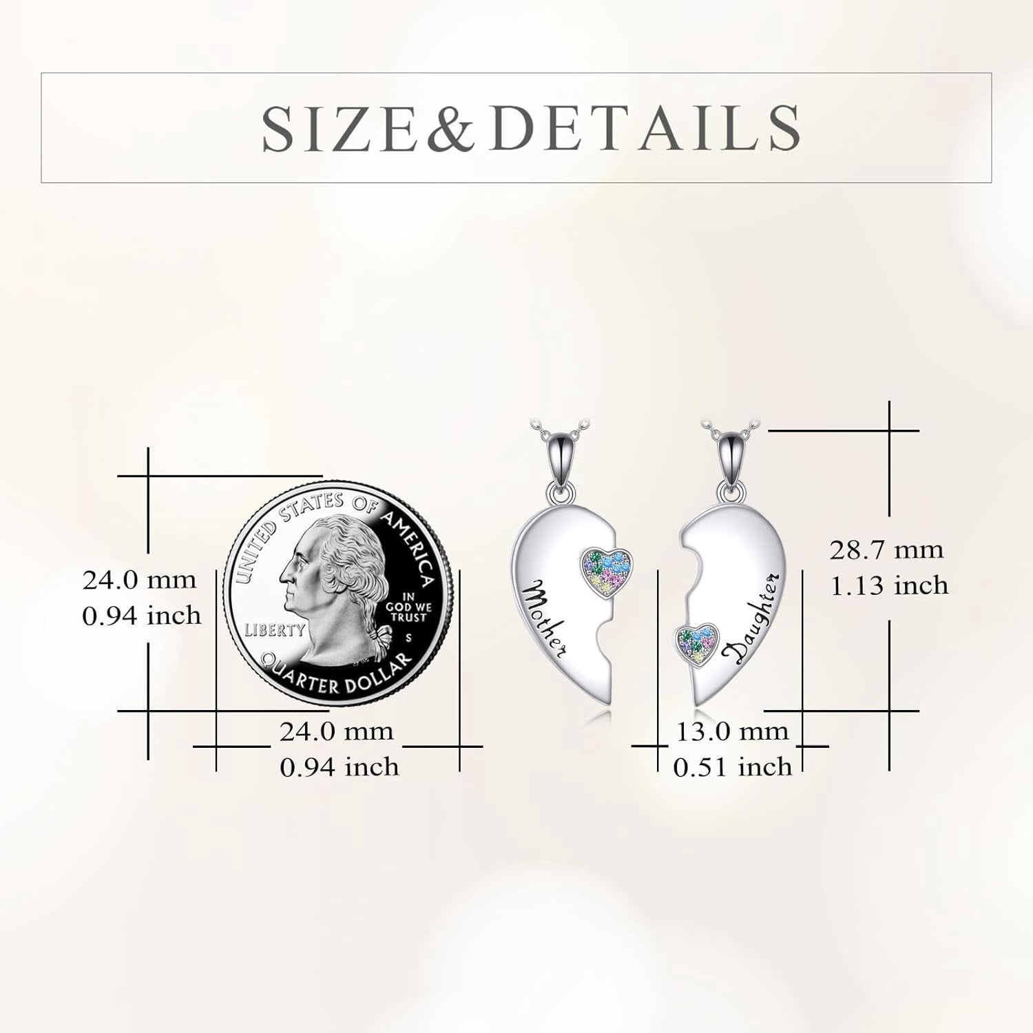 YAFEINI Mom Necklace for Women Sterling Silver mother necklace Mothers Day Birthday Jewelry Gifts for Mother Grandma 18"