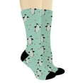 thumbnail image 2 of ThisWear Animal Print Socks Penguin Socks Penguin Gift Set Penguin Themed Gifts 2-Pair Crew Novelty Socks, 2 of 5
