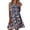 Dark Blue, variant on A-Line Dresses for Womens Wrap Dress Floral Sleeveless Fashion Casual Summer Wedding Guest V Neck Sundress with Pockets