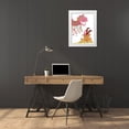 thumbnail image 3 of Kwerki Studios 14x18 White Modern Wood Framed Museum Art Print Titled - Candy Lama Powdered Sugar, 3 of 4