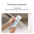 thumbnail image 3 of Kitchen Paper Towel Holder Under Cabinet - Toilet Roll Holder Wall Mounted Self Adhesive - Hanger Towel Rack , Refrigerator, 3 of 5