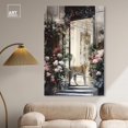 thumbnail image 3 of Elegant Flower Storefront Canvas Fashion Designer Wall Art by Art Remedy, Gallery Wrapped, 36" x 54", 3 of 7