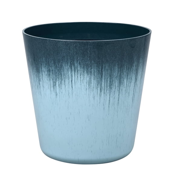 Better Homes and Gardens 14.5IN x 14.5IN x 14.5IN Esmeralda Round Teal Finish Plastic Planter