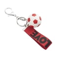 thumbnail image 5 of Llavero de balón de fútbol de Metal Zulema Mini llavero de fútbol Rojo, 5 of 5