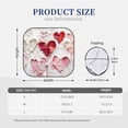 thumbnail image 7 of Lsque Textured Heart Abstract Art 2 PCS Windshield Sun Shade | CarFoldable Window Covers | Car Accessories Reflect UV for Universal Cars SUV Truck | Large, 7 of 7