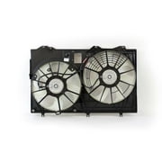 toyota sienna dual radiator and condenser fan assembly