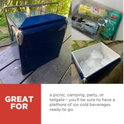 Creative Outdoor Retro Cooler 12-Qt Outdoor Vintage Cooler Ice Chest for Drinks, Red