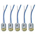 thumbnail image 1 of 1156 Bulb Socket, Metal 1156 Bulb Socket, Rubber, 10 Pieces, 1156 Bulb Sockets, Led Turn Signal Light Holder with Harness 3.5 Inch Dc 12Vible, 1 of 4