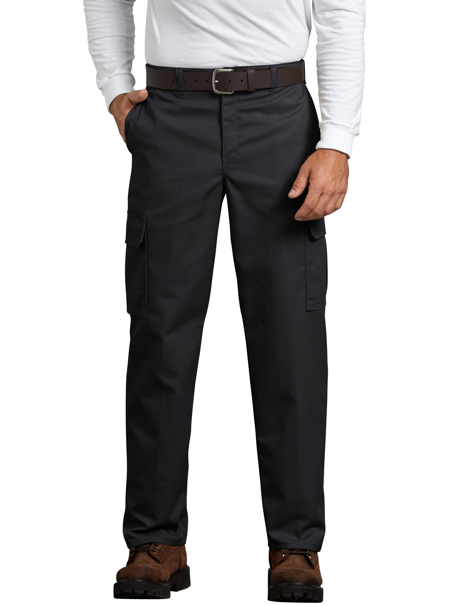 Relaxed Fit Flat Front Cargo Pant 