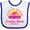 White and Royal, variant on Inktastic Summer Enjoy the Sunshine Carolina Beach North Carolina Pink Boys or Girls Baby Bib