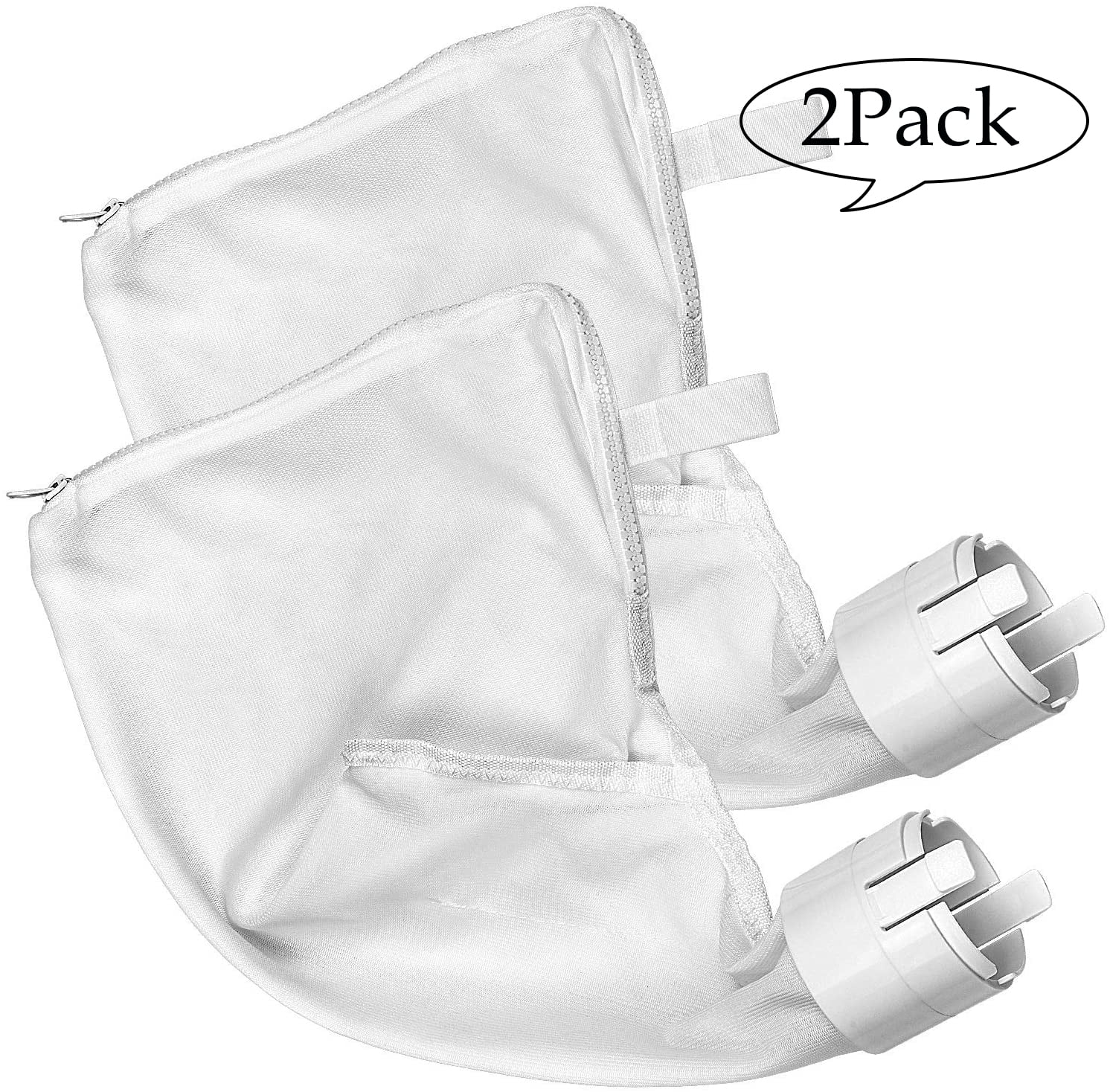 Pack Of 2 Nylon Mesh Pool Cleaner Bags Bag Zipper Replacement for Polaris 280 
