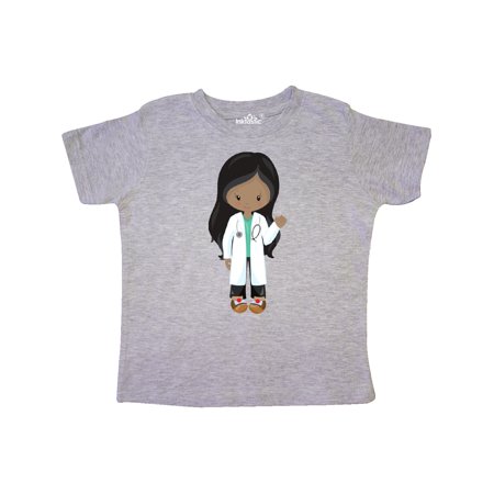 

Inktastic African American Girl Girl Doctor Lab Coat Gift Toddler Toddler Girl T-Shirt