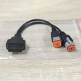 thumbnail image 6 of Yammee Motorcycle Adjustments Scan Tool Cable for 6+4 Pin Interfaces OBD Data Transfer, 6 of 9